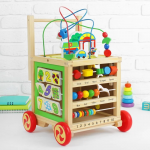 Cub educativ antemergator 6 in 1 Montessori