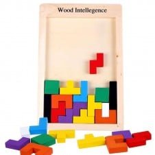 Joc tetris din lemn 3d 1 - HAM BEBE