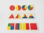 Set 3 sortatoare forme geometrice culori parti intreg montessori7 - HAM BEBE