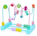 Labirint cu bile Montessori cu abac Macarons