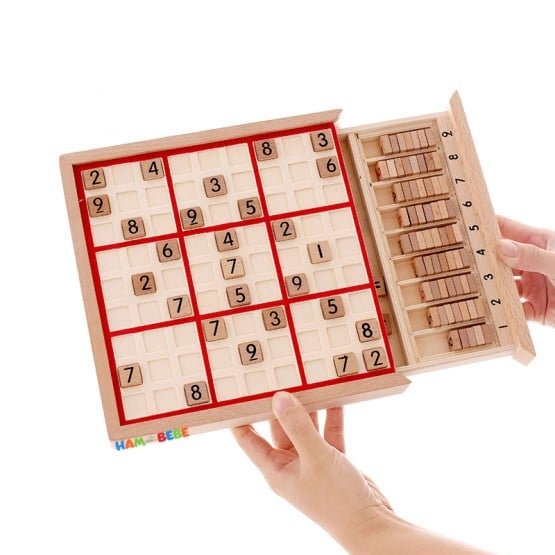 Sudoku multifunctional - joc sudoku din lemn