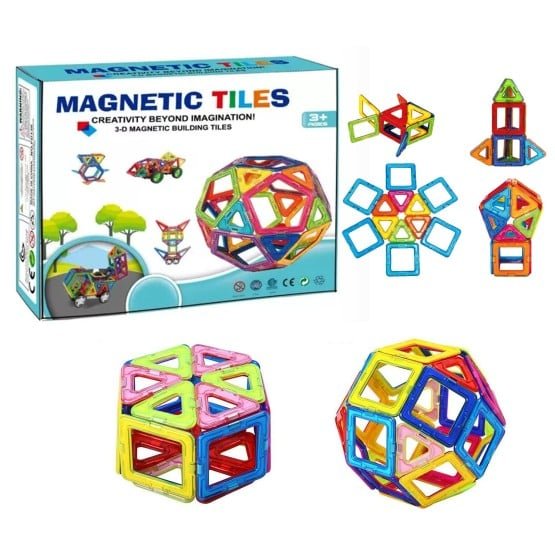 Joc constructiI magnetice 3D Mag Building 36 piese - HAM BEBE