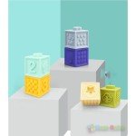 Cuburi moi bebelusi - cuburi din cauciuc cu texturi kaichi4