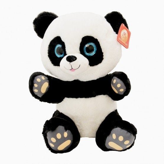 Urs Panda de Plus 45 cm cu ochi mari