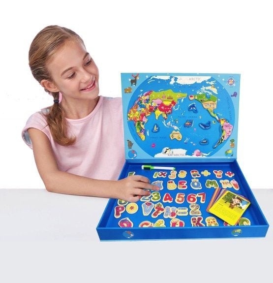 harta magnetica joc carte magnetica harta lumii copii