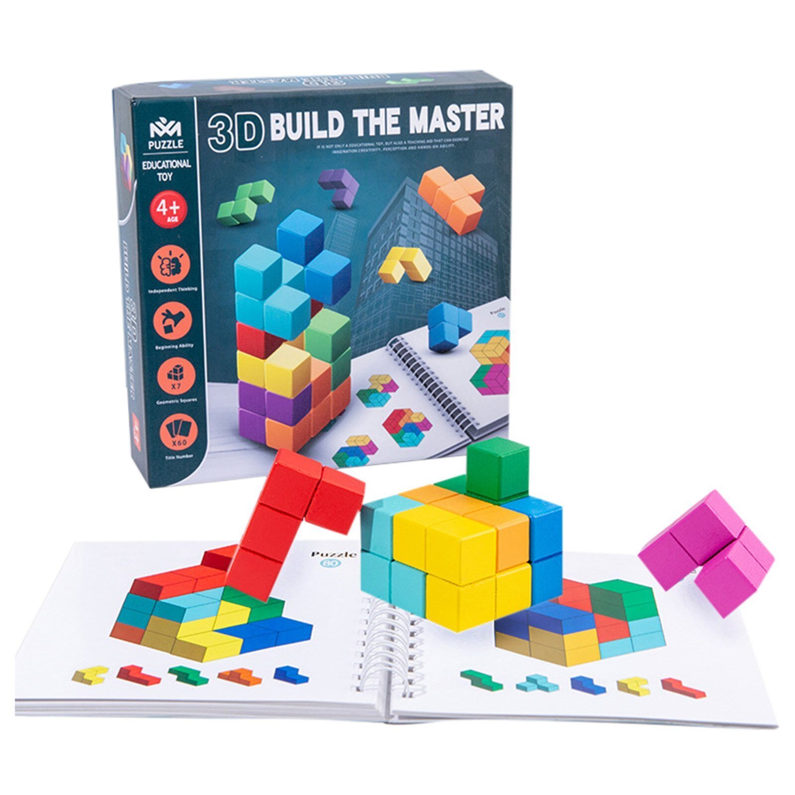 dry All mosaic Joc de logica Tetris 3D si constructii cuburi Build Master • HAM BEBE