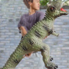 Dinozaur jucarie mare cu sunete Jumbo Green Dino - HAM BEBE