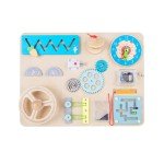 Busy Board Placa senzoriala cu activitati Nunukids Montessori - HAM BEBE