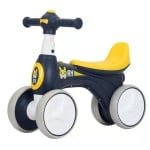 Bicicleta fara pedale pentru bebe cu 4 roti Bunny AY Bleumarin - HAM BEBE