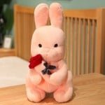 Iepurasi din plus mari si pufosi cu morcovel Rose Bunny - HAM BEBE