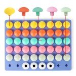 Joc mozaic Creativ cu 54 butoni mari Kidz Mushroom Nail - HAM BEBE