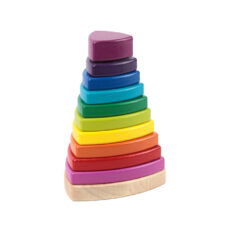 Piramida stivuire Turn rainbow Triangle Stacker