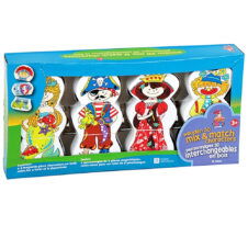 Joc puzzle personaje 3d mix match d2-Jucarii din Lemn si Montessori