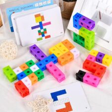 Set 60 de cuburi constructii matematice MathLink Magic Square